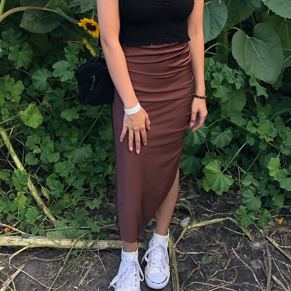 Brown skirt